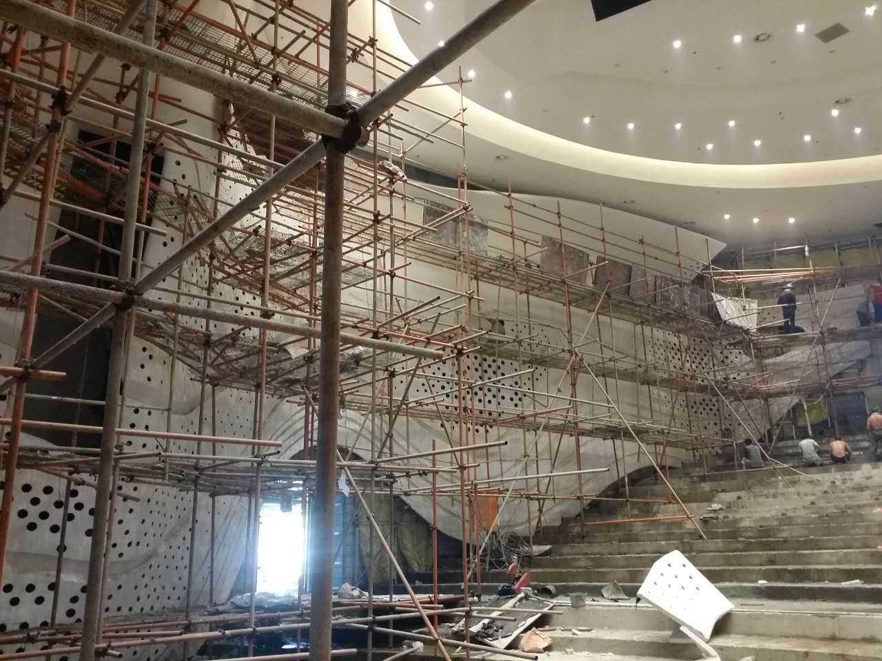 肇慶藝術學院音樂廳grg墻面裝飾工程