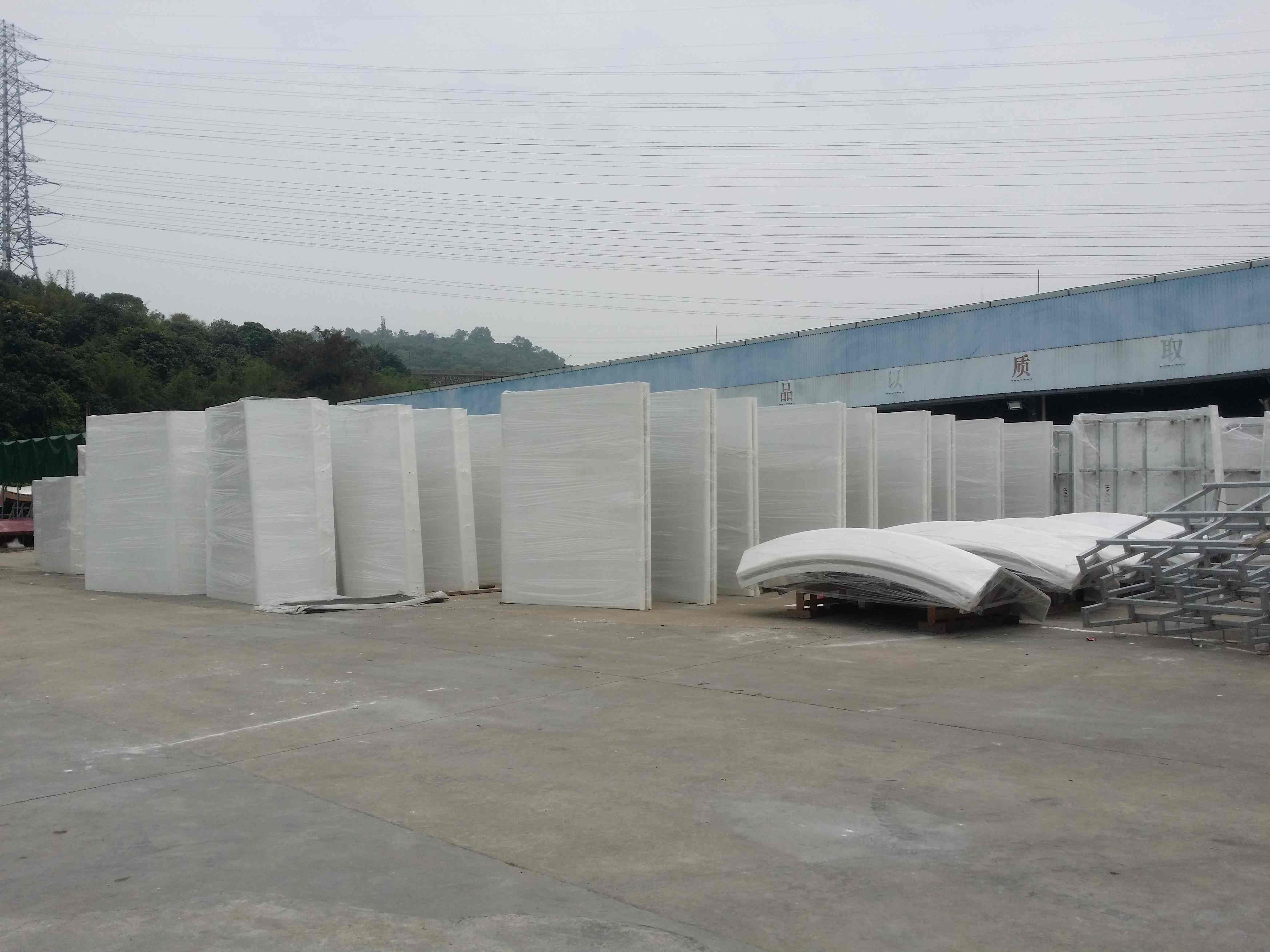 深圳前海金融大廈grc墻面造型裝飾工程安