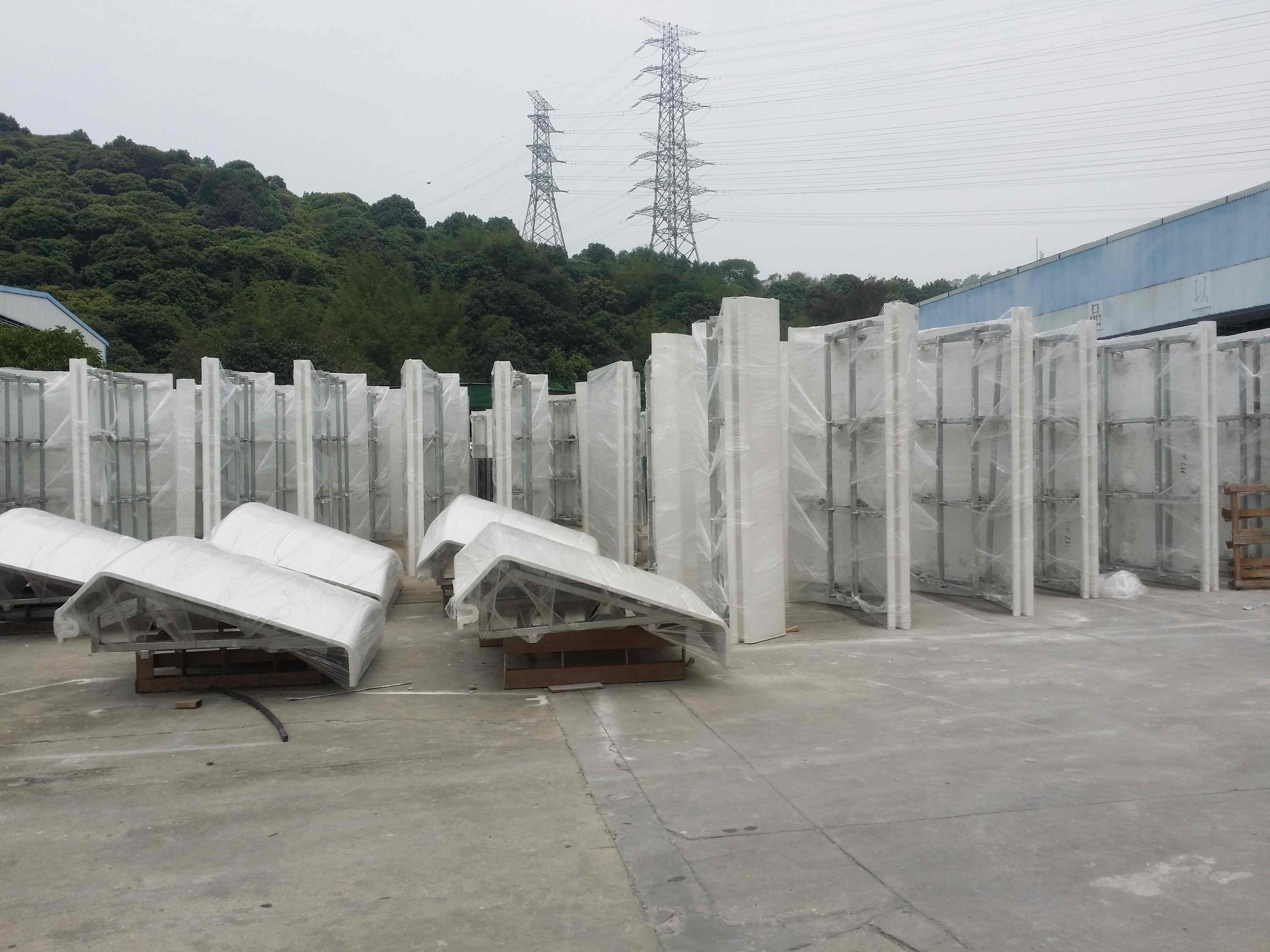 深圳前海金融大廈grc墻面造型裝飾工程安